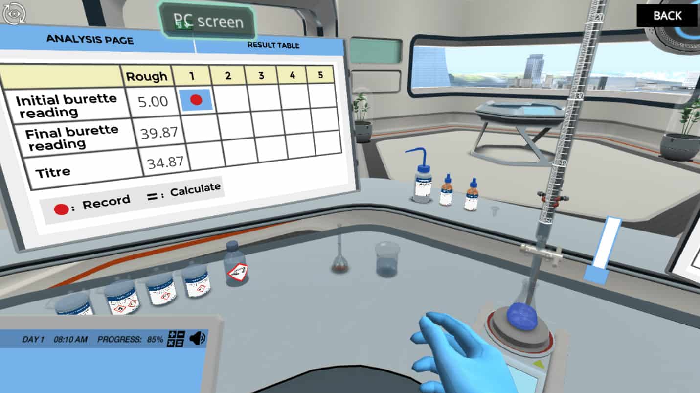 Virtual Lab Titration Virtual Lab Labster