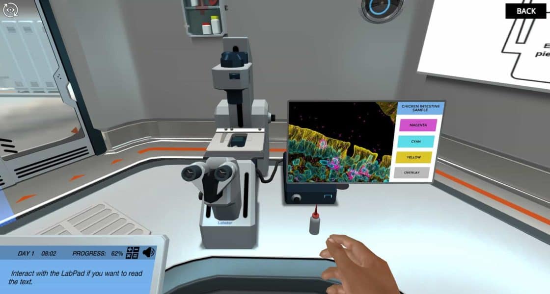 image from Fluorescence Microscopy virtual lab