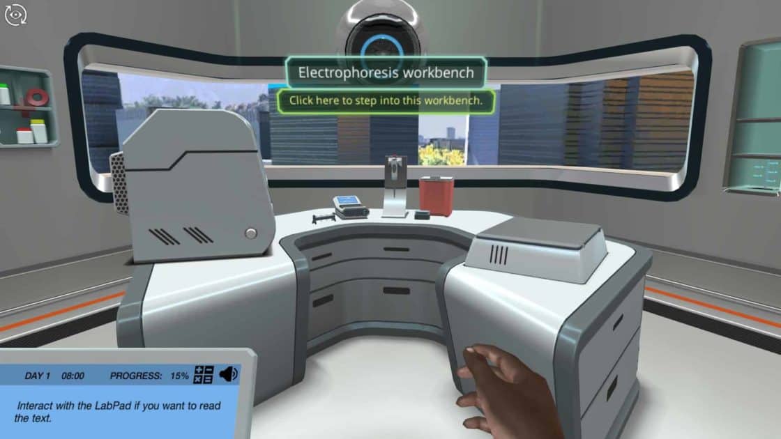 image from Gel Electrophoresis virtual lab