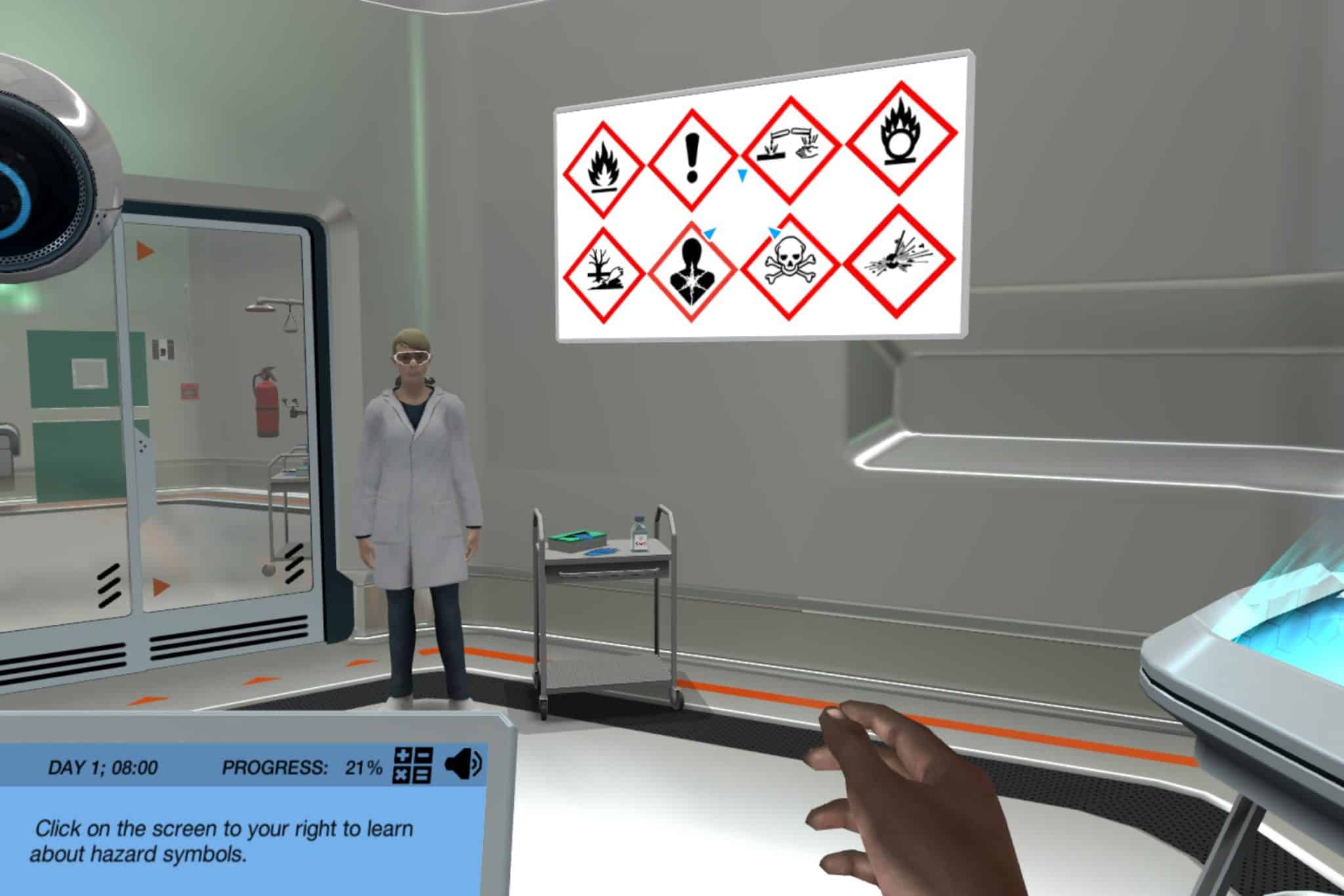 Chemistry Safety Hazard Symbols (NEW) Labster