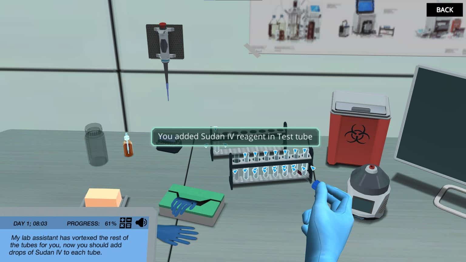 Sudan IV Test for Lipids (NEW) Labster